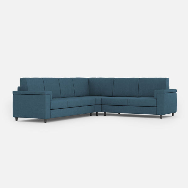 Divano Angolare 6 Posti 286x226x85 cm Marrak in Tessuto Avio sconto