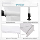 Tenda da Sole Avvolgibile 300x150cm  Casper Bianco