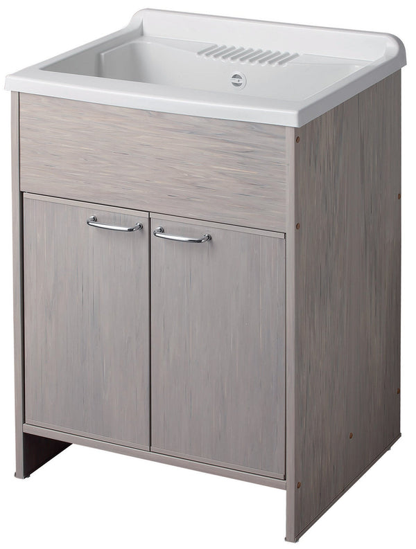 Waschbeckenunterschrank aus PVC 60x50x85 cm 2 Forlani Washouse Oak Türen acquista