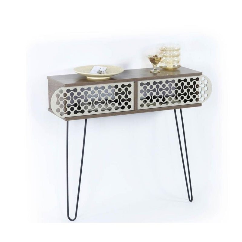 Consolle 106x30x85h cm Ilia noce 