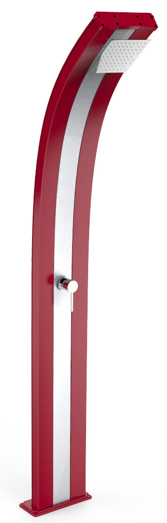 Doccia Solare da Giardino 40L Miscelatore Arkema Dada Fascia Inox Cherry online