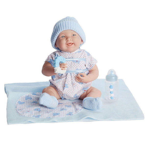 sconto Baby-Neugeborenen-Puppe mit Bezug und Zubehör 39 cm JC Toys