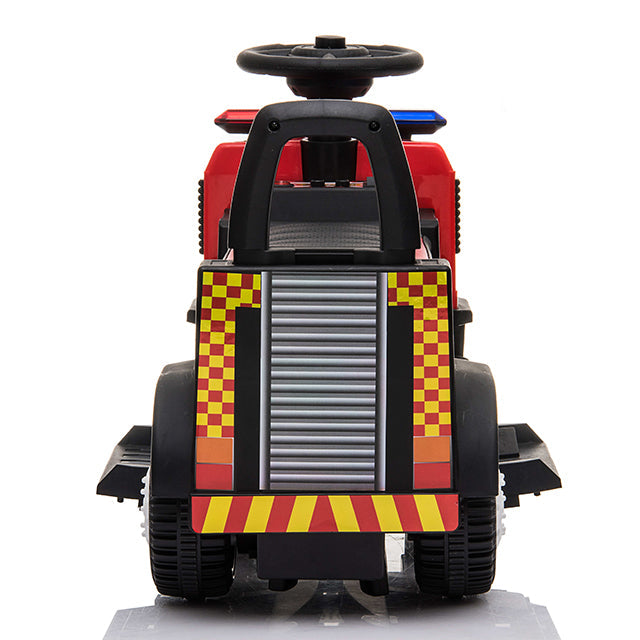 Camion dei Pompieri Elettrico per Bambini 6V Kidfun Rosso