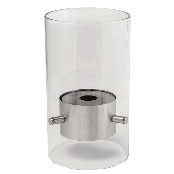 Tisch Bioethanol Kamin 40x23 cm aus Stahl und Karlsen Murano Glas online