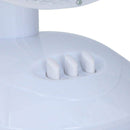 Ventilatore da Tavolo Pale 23 cm Salvaspazio 20 W 2 Velocità e Funzione Girevole Alpina