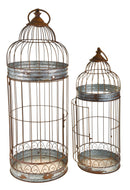 Set 2 Gabbie Metallo 43 H 120 cm 