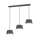 Lampada a Sospensione da Interno  E14 in Metallo Antracite