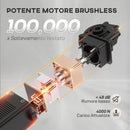 Poltrona Reclinabile con Riscaldamento, 8 Punti Massaggio e 5 Modalità 82x99x106 cm in Tessuto Effetto Velluto Grigio Chiaro   