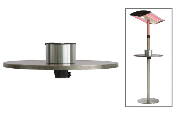 sconto Getränkeregal mit Aschenbecher für Kraus Gea Elektrische Wärmelampe