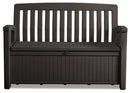Panchina Contenitore da Giardino 132x89x61,2 cm in Resina Keter Patio Bench Antracite