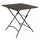 Tisch Bristol 70 x 70 x 72 h cm aus dunklem Tortora-Stahl
