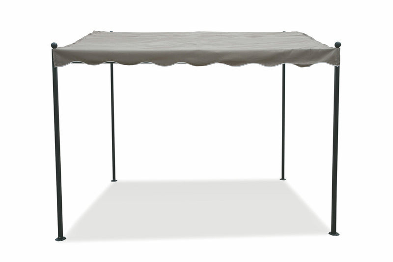 Pergola da Giardino in Ferro 3x2,5 mt Soriani Tortora