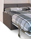 Letto Matrimoniale Francese A Scomparsa 140 Versia Con Divano E Armadio Dx 2 Ante Argilla      