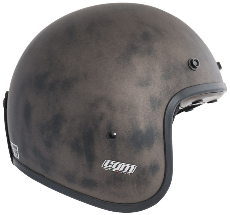 Casco Jet per Scooter CGM Challenge 170W Marrone Opaco Varie Misure