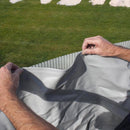 Piscina Ovale Fuori Terra 610x375xh132 cm in Acciaio e PVC Gre Groenlandia