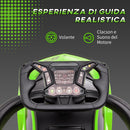 Auto Macchina Cavalcabile per Bambini con Maniglione con Licenza Lamborghini Verde