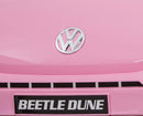 Macchina Elettrica per Bambini 12V con Licenza Volkswagen Maggiolino Rosa