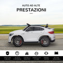 Macchina Elettrica per Bambini 12V con Licenza Mercedes GLA 45 AMG Bianca