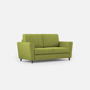 Divano 2 Posti 172x85x85 cm Yasel in Tessuto Verde