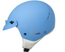 Casco Demi-Jet per Bambini con Frontino CGM Cuba Smile 204S Azzurro Opaco