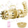 Automatische Seifenblasenpistole Ba Battery Bubble Gun Gold