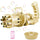 Automatische Seifenblasenpistole Ba Battery Bubble Gun Gold