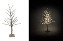 Albero di Natale Luminoso 78 LED in Carta H93cm Oro