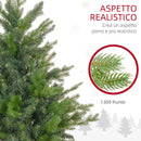 Albero di Natale 150 cm 1309 Ramia Caduta in Plastica Verde      