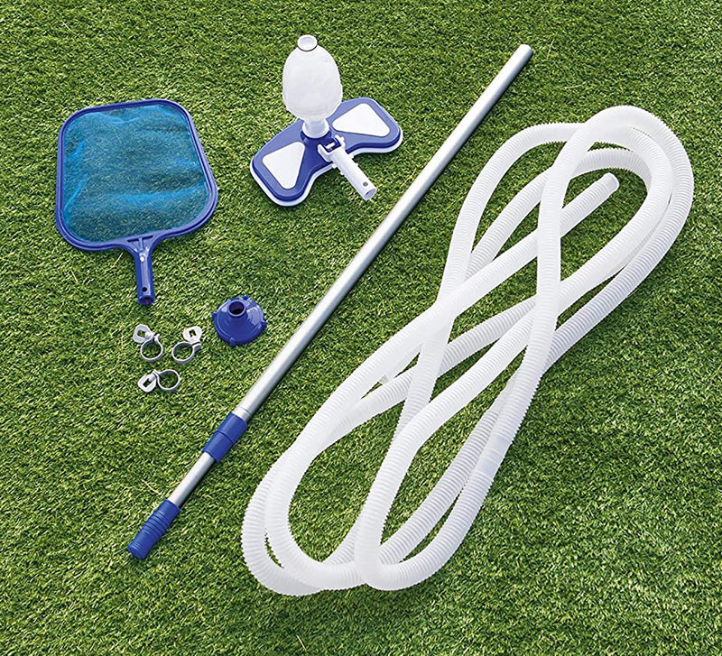 Kit di Pulizia e Manutenzione Piscina con Retino e Spazzola Bestway 58234