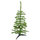 Albero di Natale 70H cm Rami pieghevoli e pigne Abete Artificiale in PVC