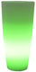 Runde leuchtende Vase Ø33x70 cm Bauer Home Light Ice und Green