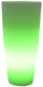 Runde leuchtende Vase Ø33x70 cm Bauer Home Light Ice und Green