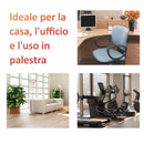Set Bilanciere 170 cm in Ferro Zigrinato con con 8 Dischi Peso Regolabile 70Kg 