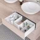 Set Organizer per Cassetti da Bagno Laterali in Plastica Emuca Tidy Grigio Antracite