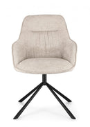 Set 2 Poltrone 56x65x86h cm Grant Avorio 