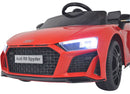 Macchina Elettrica per Bambini 12V con Licenza Audi R8 Spyder Rossa