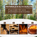Fioriera Box Rettangolare per Piante in Legno di Abete 80x33x30 cm 