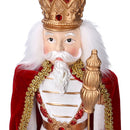 Soldatino Schiaccianoci in Resina bianco cm 8,3x8,3xh29,5