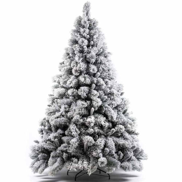 acquista Albero Di Natale Innevato Gran Sasso 180cm 955 Rami Super Folto Effetto Neve