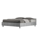 Letto Matrimoniale Nuamo Grigio Varie Misure