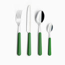 Servizio Set di Posate 24 pezzi in Acciaio Inox Eme Brio Verde 16