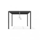 Pergola Bioclimatica 3x4 m in Alluminio Grigio scuro