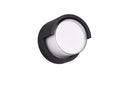 Applique da Esterno a LED SMD in Tessuto Nero Opaco