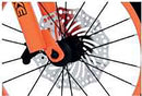 Bicicletta per Bambini 16" Freni a Disco e Rumore del Motore in Accelerazione Magik-Bike Motocross Arancione