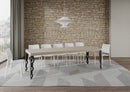 Tavolo Allungabile 160-420x90x77 cm Karamay Premium Cashmere Telaio Antracite 