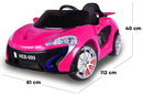 Macchina Elettrica per Bambini 12V Kid Smile Daytona Rosa