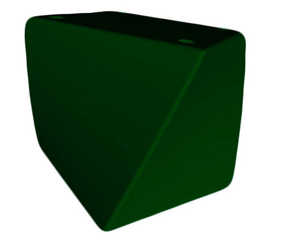 Pouf da Giardino 45x45 cm in Resina Arkema Twisty Pouf Verde Scuro prezzo