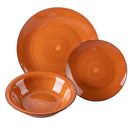 Servizio Piatti 18 Pezzi in Gres VdE Tivoli 1996 Baita Chocolate