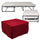 Kinderbett Hocker mit Klappmatratze 78 x 78 x 47 cm Avalli Contract Red