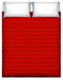 Trapuntino Matrimoniale in Raso di Poliestere 100gr Rosso